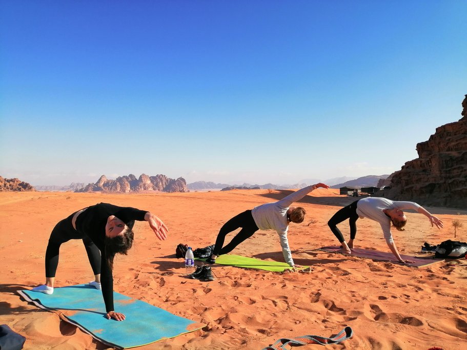 Desert retreat group gathering